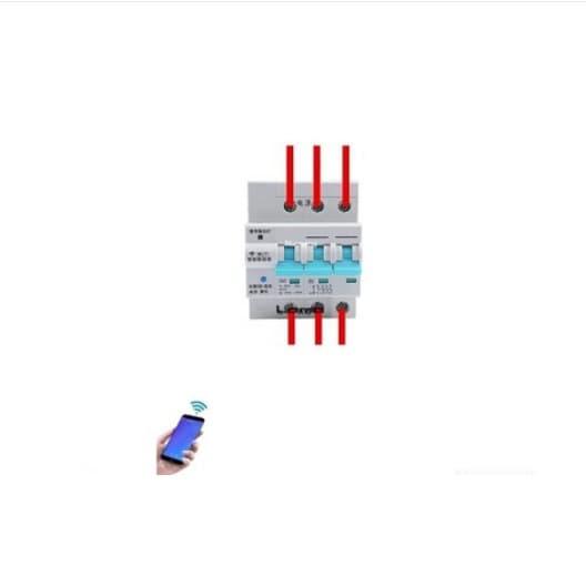 Longding Electric Export Three-Phase Smart Circuit Breaker WiFi Mini Circuit Breaker IoT MCB US Standard
