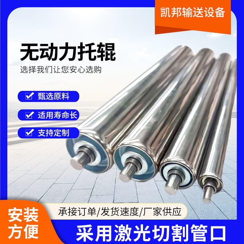 Unpowered Roller Stainless Steel Double Row Sprocket Idler Roller Conveyor Belt Line Roller Small Roller Shaft Non-Standard Custom Factory