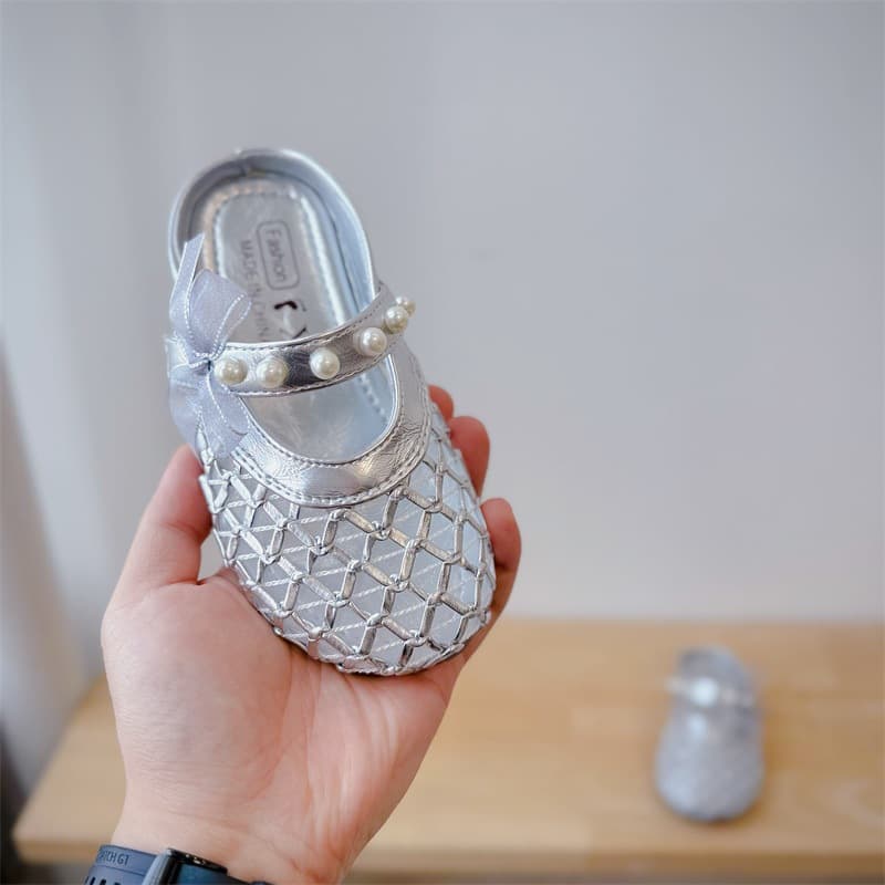 Open-Toe Hollow-Out Slip-On Shoes for Girls, Lazy Shoes, 2026 Summer New Style Mesh Shoes, Hollow-Out Sandals, Flat Shoes