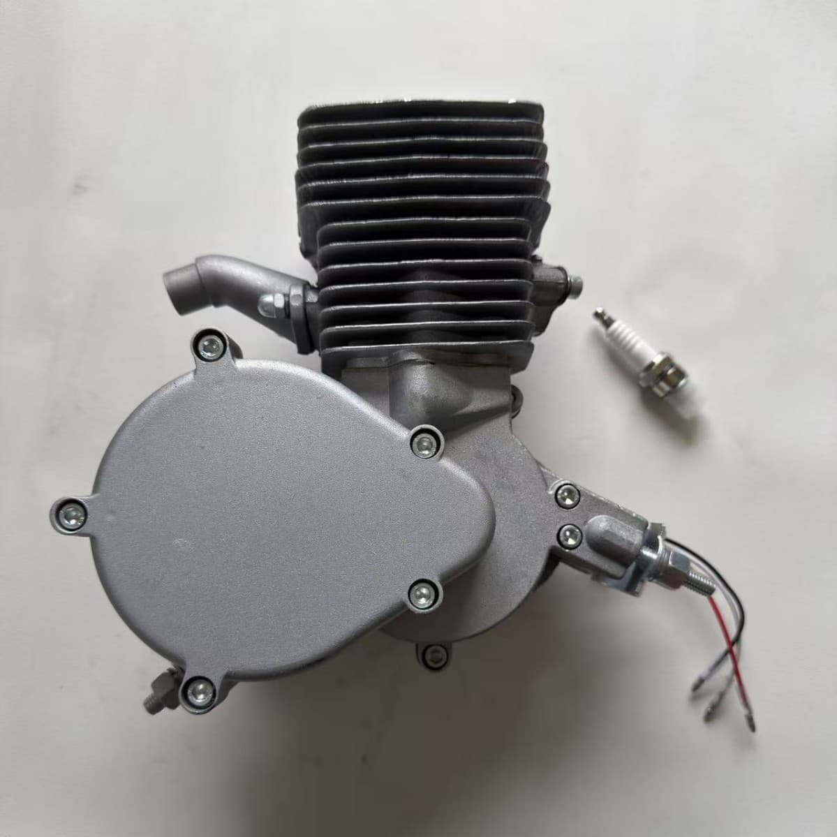 2-Stroke 100cc Gasoline Engine Single Head with Spark Plug