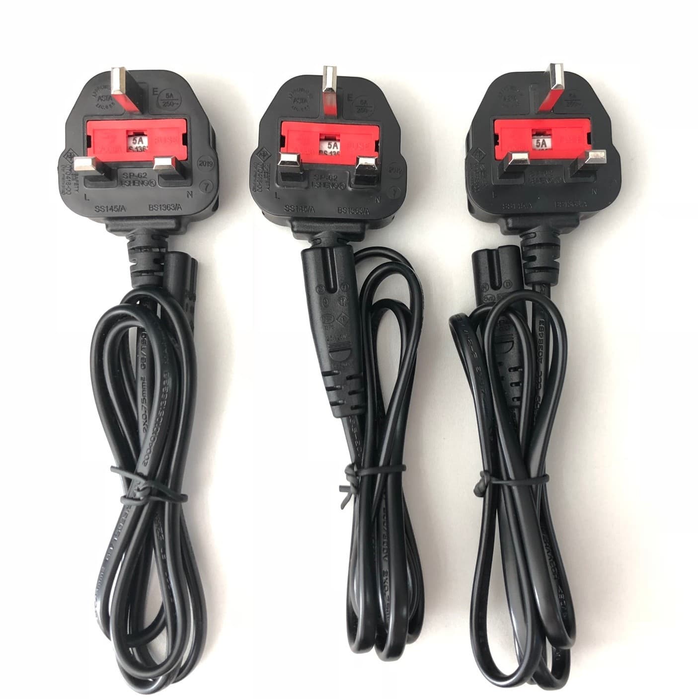 PS4 Original Power Cable for PS4 Console Hong Kong Version Power Cable Figure-8 Connector Triangular Plug