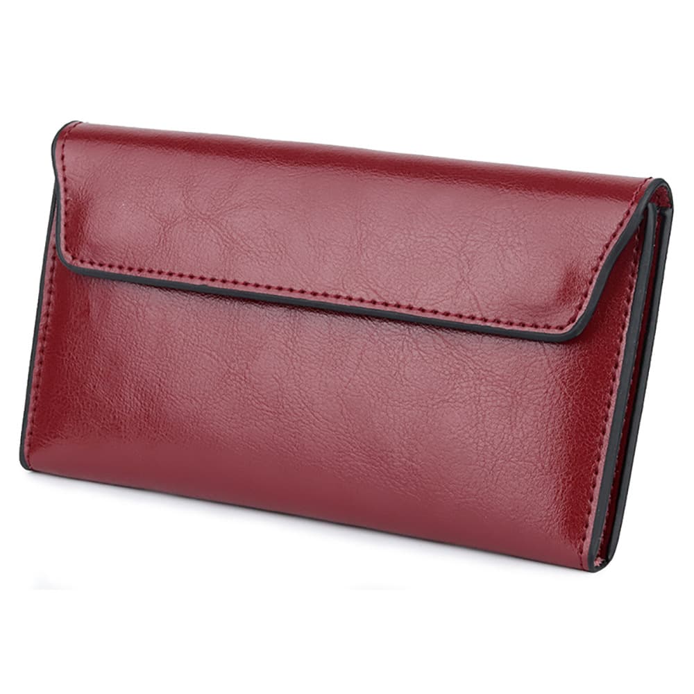 Cross-border Hot-selling Women's Genuine Leather Long Wallet Multifunctional Large Capacity Women's Clutch Card Holder Factory Wholesale