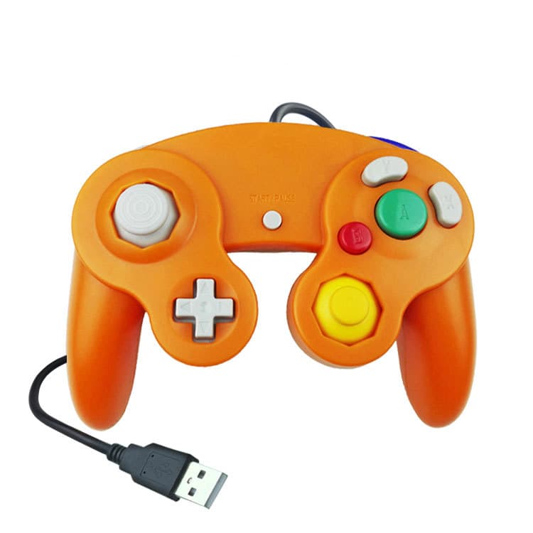 NGC/Wii Wired Controller Game Cube Single Point Game Vibration Controller USB Interface Handle