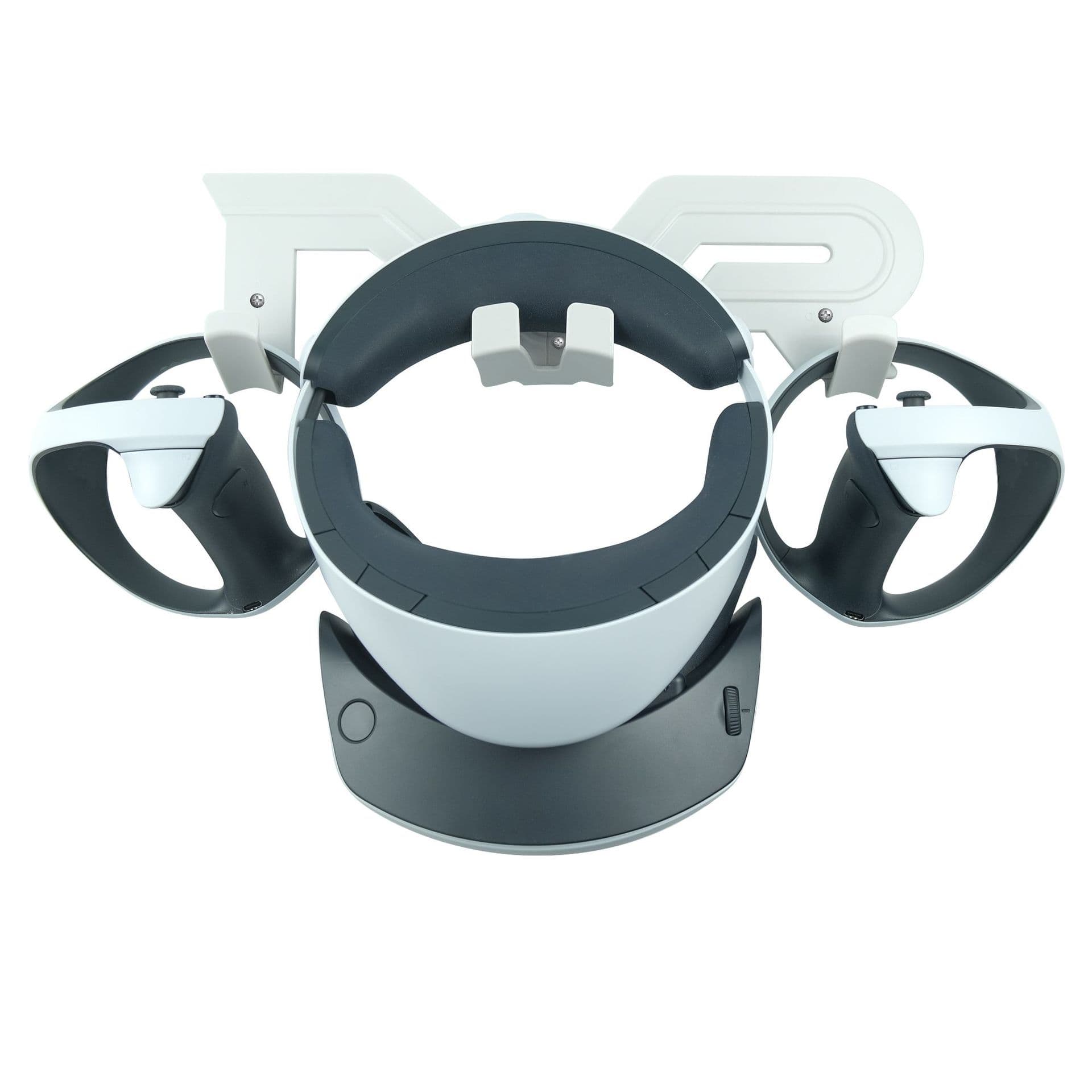 Meta Quest 3 Wall Mount Storage Holder with Cable Organizer, Easy Installation Universal Wall Bracket