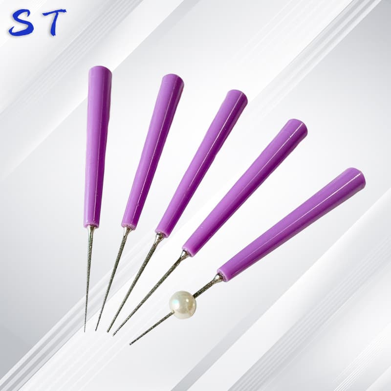 Diamond Reaming Needle Pearl Bead Craft File Hand Tool for DIY Jewelry Making Reamer Drill