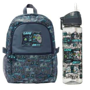 Australia Smiggle Large School Backpack for Kids, Student Double Shoulder Bag, Large Capacity Outdoor Casual Bag