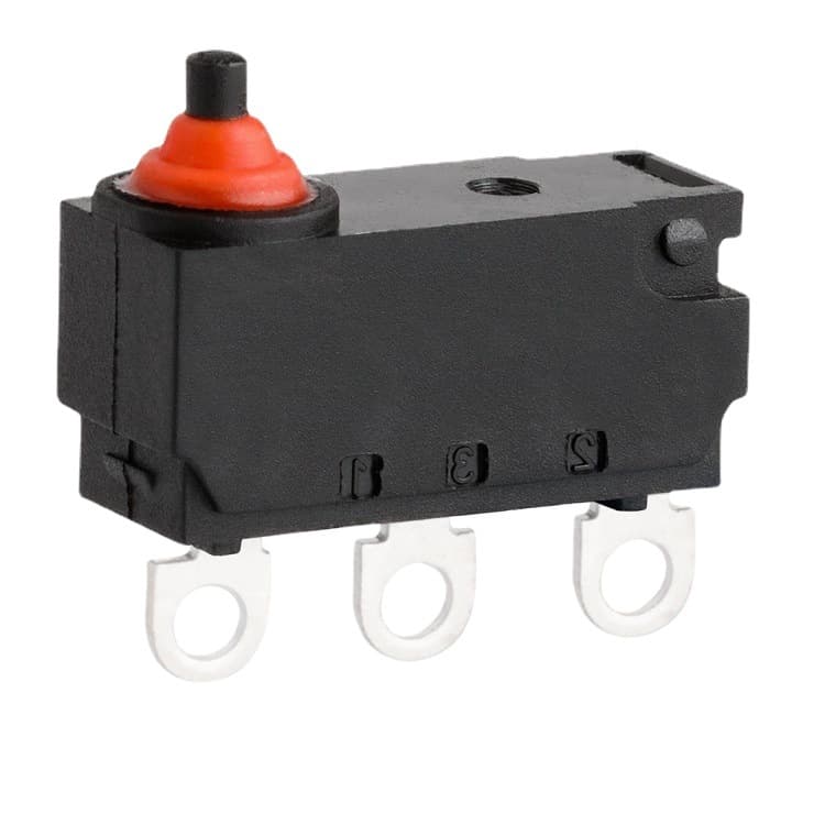 Temperature-resistant waterproof micro switch 3-pin, wholesale power tool micro switch, waterproof limit switch three-pin