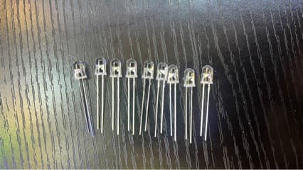Through-Hole LED Beads 850nm Emitter Long Leg Large Chip Bulk Stock Available