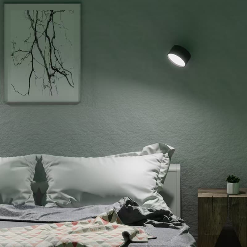 Cross-border magnetic wall lamp, adjustable eye-protection lamp, RGB double-sided light, staircase light, modern minimalist corridor light.