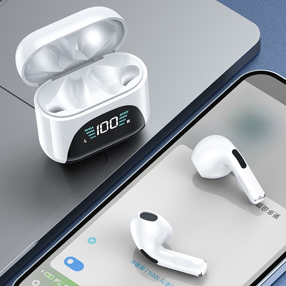 Headphones, Bluetooth Earbuds, Goku GK-X50 New Dual Mic ENC Noise Cancelling Bluetooth Earbuds Wireless In-Ear