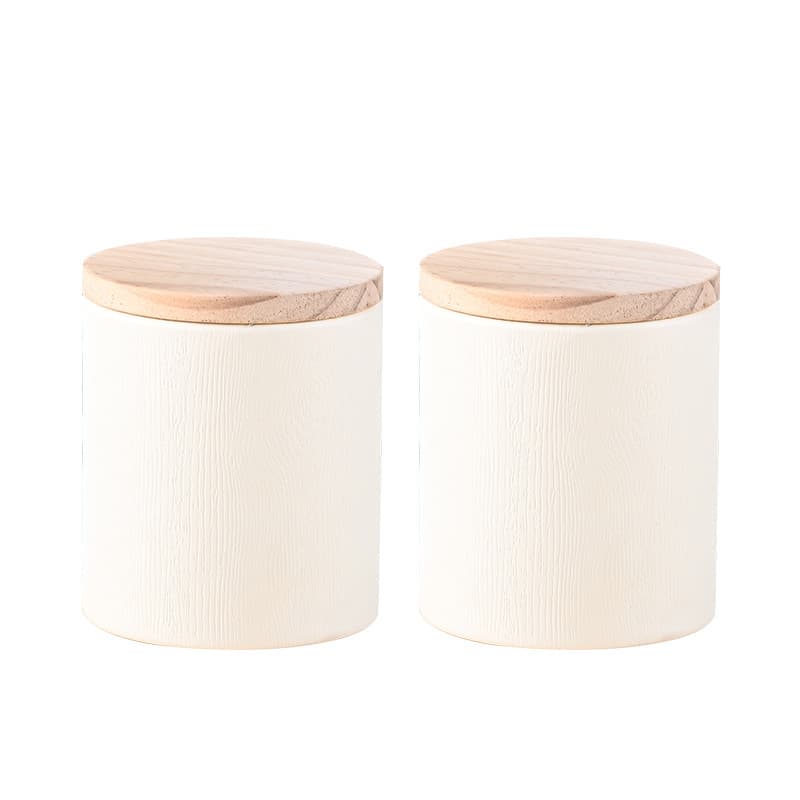 Spot Tea Paper Jar Cylinder Packaging Box Round Wooden Lid Flower Tea Jar Incense Tube Paper Tube Wedding Candy Box Cosmetic Paper Jar