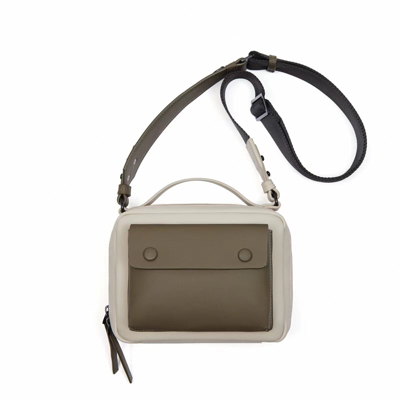 Cross-Border Wholesale Men's Bags, Crossbody Bags, Versatile Men's Hip Fashion Handbags, Backpacks, Single-Shoulder Small Square Bags with Anti-Theft Design