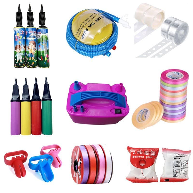 Balloon accessories hand electric pump portable wedding wedding balloon ribbon balloon chain accessories layout wholesale