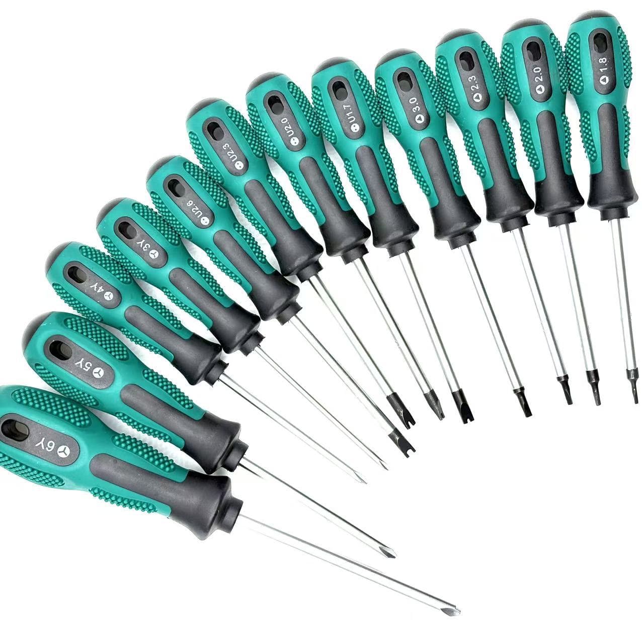 Special-shaped U-type open screwdriver for Bull socket, magnetic M-type multi-functional triangle screwdriver bit.