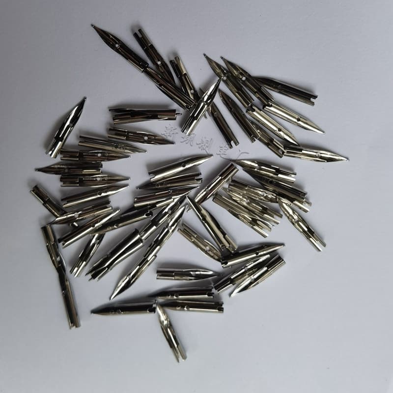 Wholesale 18.5cm Pen Nibs Dark Tip White Tip Universal Nibs Compatible Pen Nibs Dust Cleaning Nibs