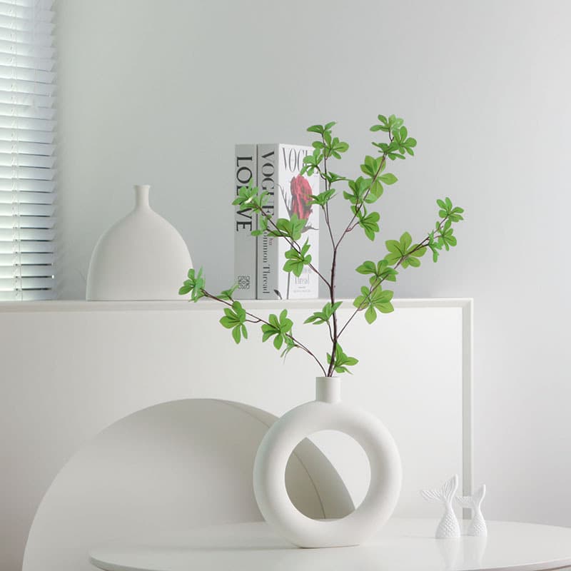 ins simulated green plant ma drunken wood simulated flower photo props photography decorative geometric vase ornaments shooting background