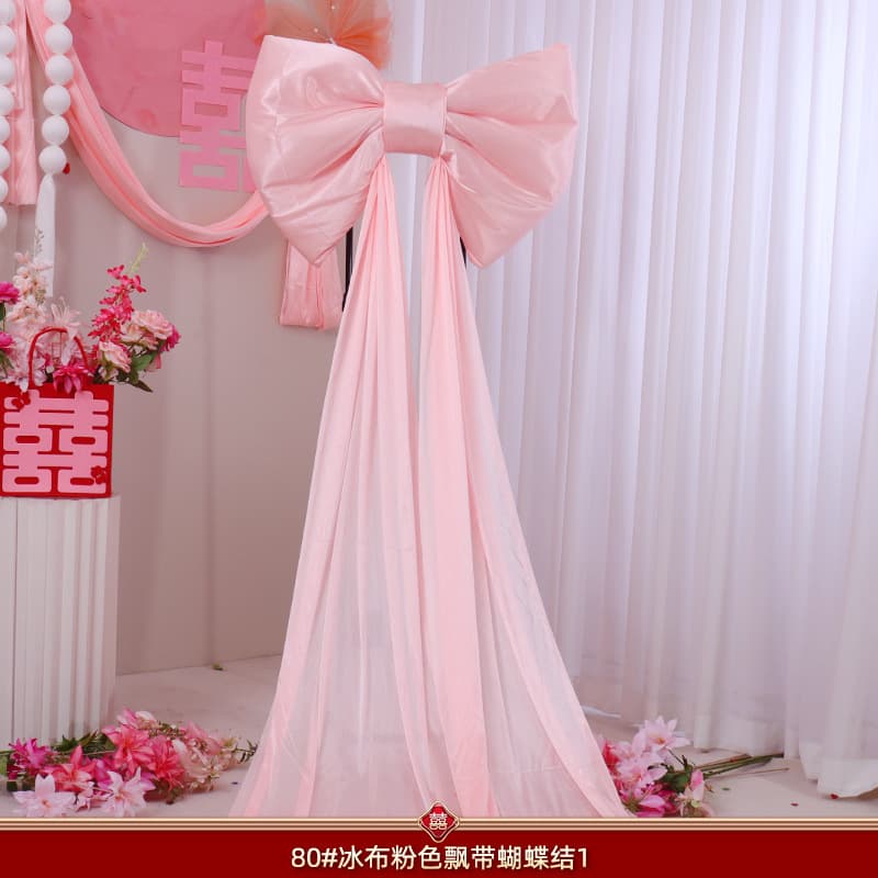 Giant Extra-Large Bow Decoration for Wedding Room Setup, Window Display, Party Photo Prop, Shopping Mall Decoration
