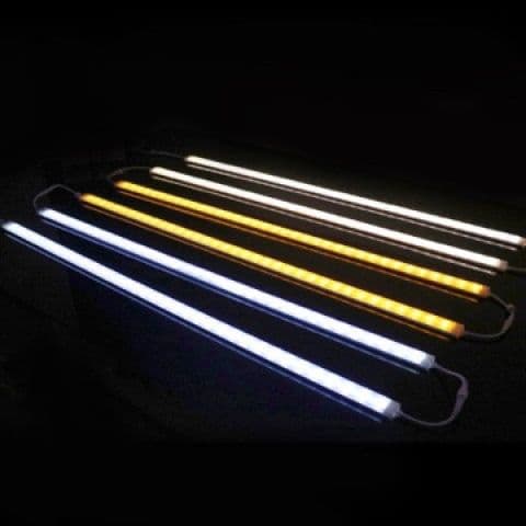 LED guardrail tube advertising chasing lights, monochrome multicolor guardrail linear contour outdoor waterproof signage building illumination