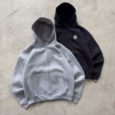Cross-Border Embroidered Zipper Sweatpants Casual Pants Hip Hop Rap Street American Size Men's and Women's Sweatpants Wholesale