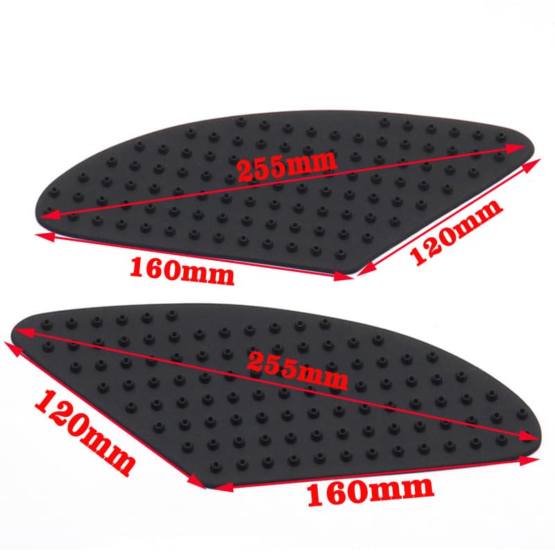 Motorcycle Parts Universal Tank Anti-Slip Side Protection Pad Knee Pad Heat Shield 3M Sticker for Street and Sport Bikes