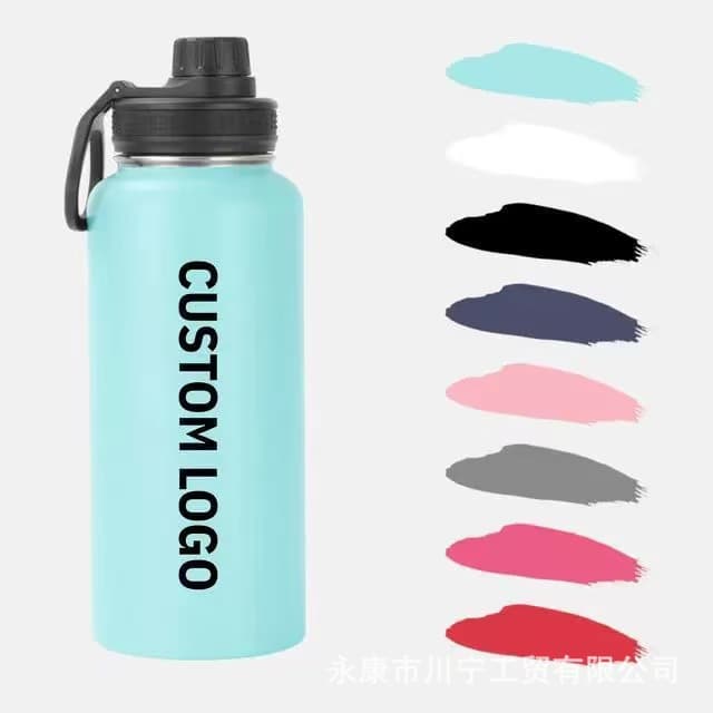 Cross-border 304 Stainless Steel Space Bottle Double-Wall Vacuum Large Capacity Portable Thermos Cup Outdoor Sports Water Bottle Wholesale
