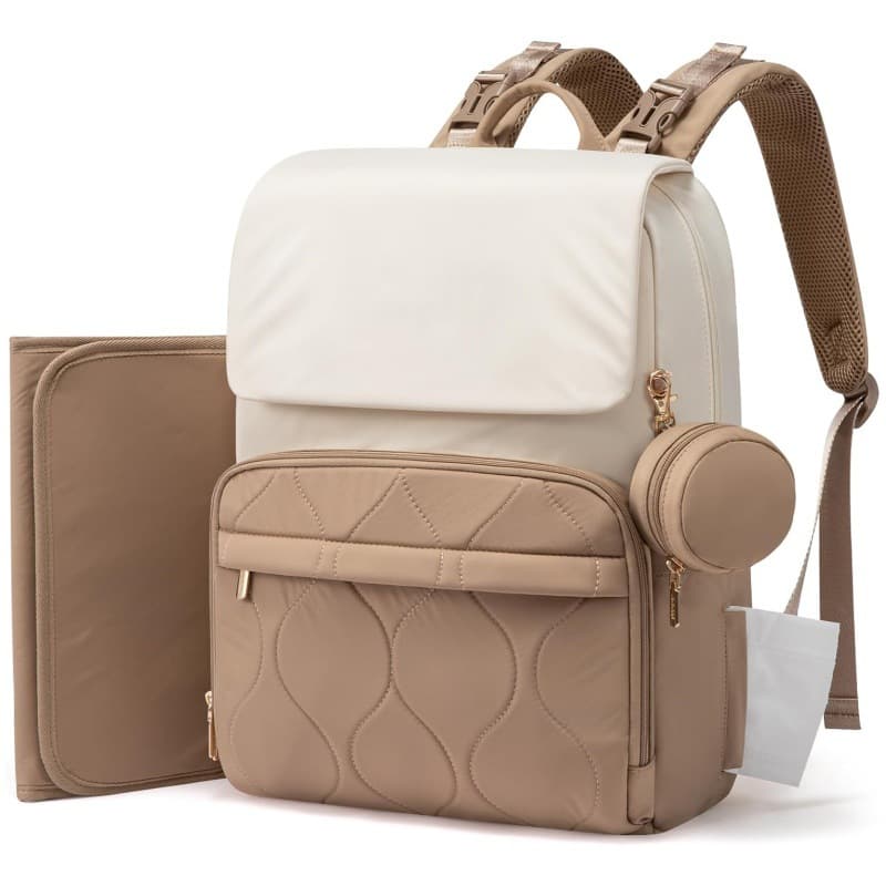 Amazon's new diaper bag mommy backpack fashionable portable baby travel bag with diaper pad pacifier bag