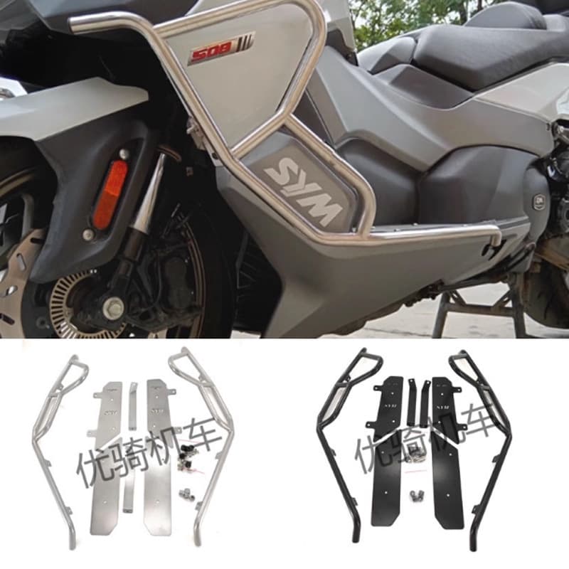 For SYM TL508 Front Crash Bar SMY TL500 Anti-Fall Bumper Body Protection Bar Thickened