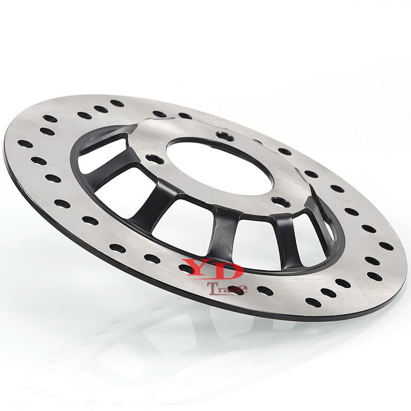 Motorcycle 220mm Disc Brake Rotor, Convex-Concave Steel Brake Pad, Inner Diameter 58mm, Electric Vehicle Brake Disc