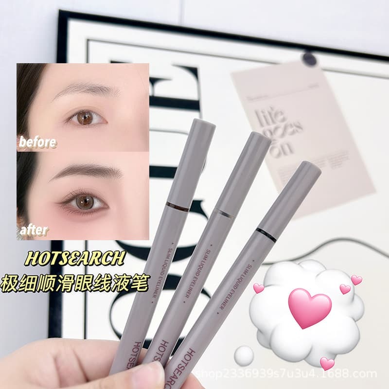 Waterproof Sweat-Resistant Eyeliner Pencil, Smudge-Proof, Long-Lasting, Precise Tip, for Aegyo Sal and Lower Lash Line, Beginner Friendly