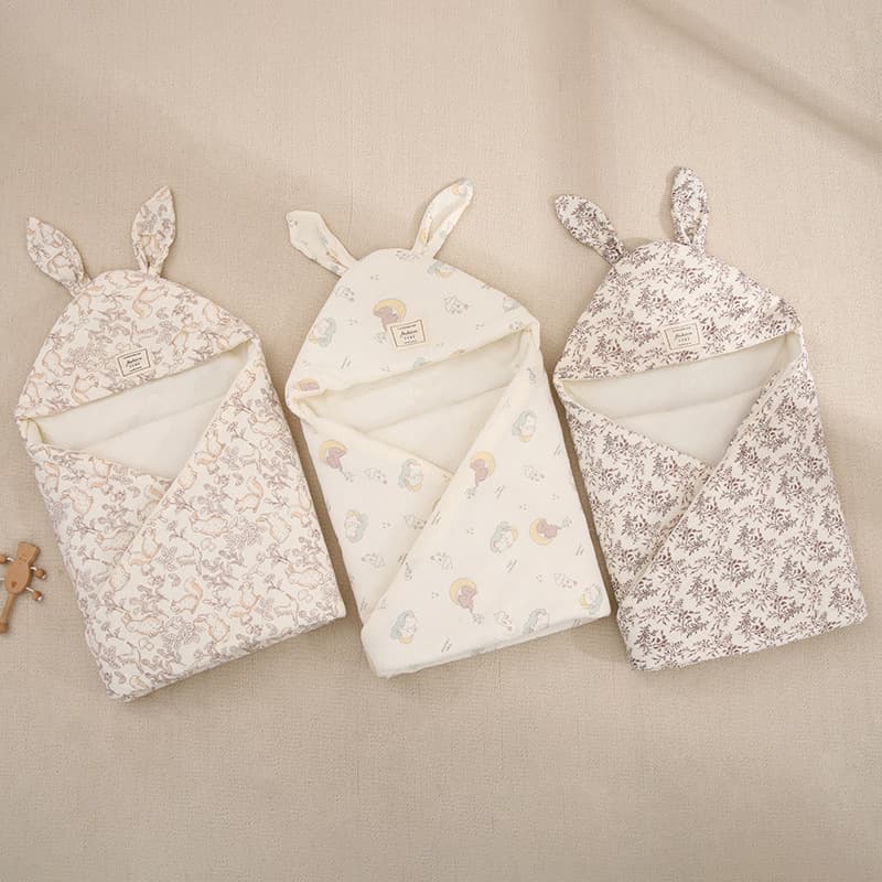 Baby Swaddle Blanket for Newborns, Pure Cotton Class A, Winter and Autumn Thickened Wrap, Delivery Room Essential, All-Season Style