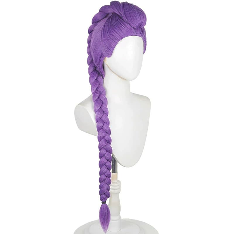 Team.Skpop Witch Hunting Girl Group Rose Net Rumi Tiger Clip Twist Braid Ponytail Full Head Cover COS Wig