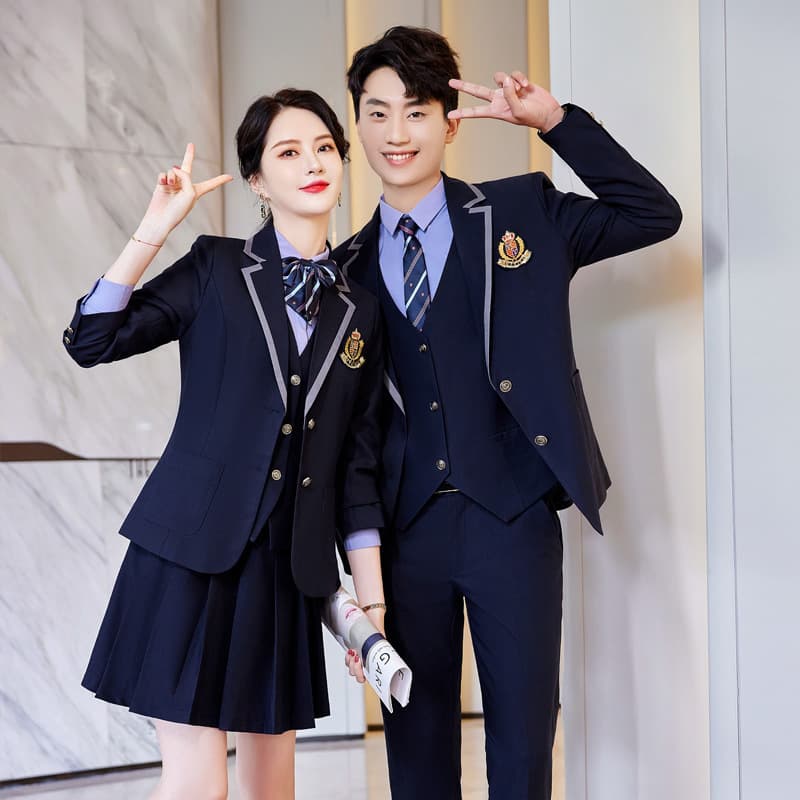2025 New LLY-809 Preppy Style Uniform JK Outfit For Men And Women Long Sleeve Small Suit Base Model Clothing From China