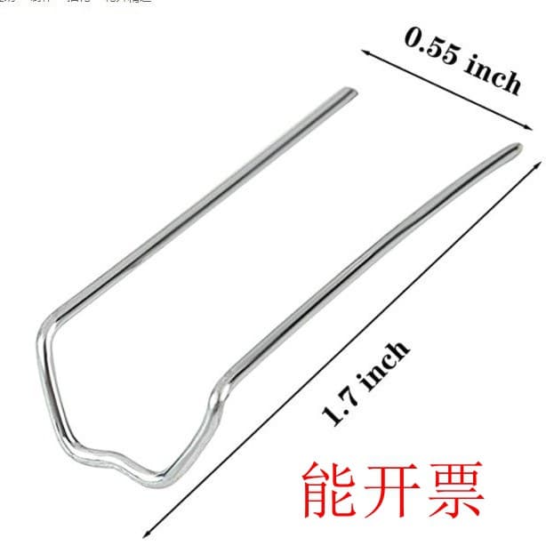 Small Box of Galvanized Flower Arranging Pins, M-Shaped German Needles for Wreath Making, Floral Fixing Pins, U-Shaped Pointed Needles, Exclusively for Cross-Border Supply