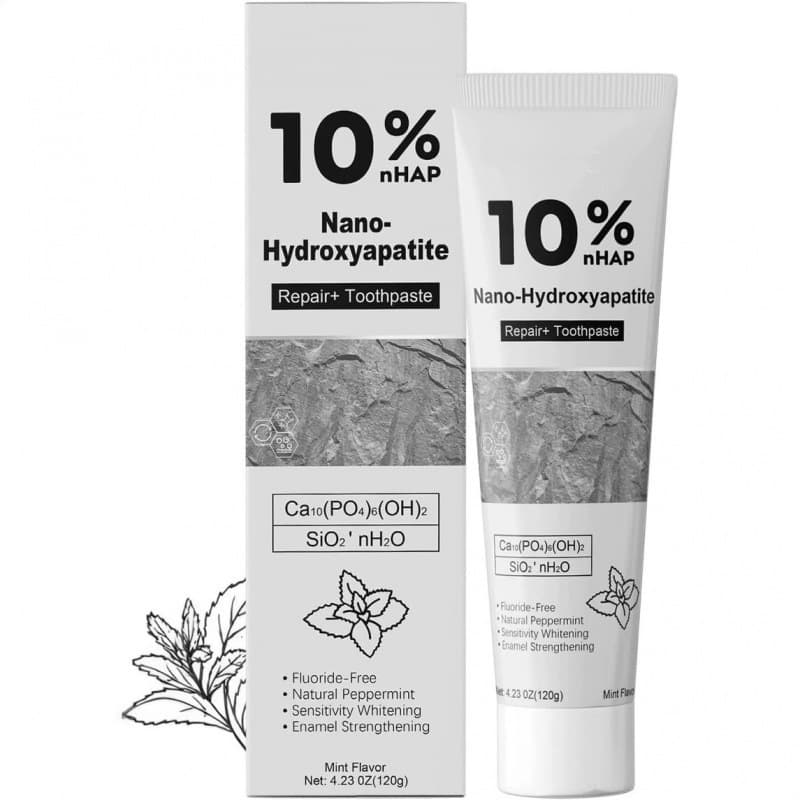 Cross-Border Supply of 10% Hydroxyapatite Toothpaste Nano Hydroxyapatite Whitening Toothpaste