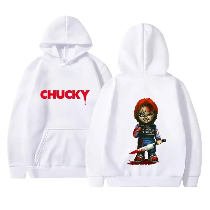 【Cross-border EU Size】Horror Movie Play Chucky Hoodies Harajuku Hip