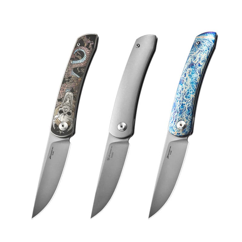 Titanium Alloy M390 Portable Folding Knife for Survival, Multi-Function Camping, Outdoor, and Wilderness Use