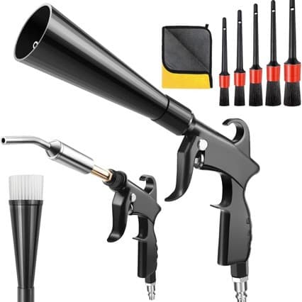 Interior cleaning gun tool spray bottle dust car engine start car interior spray tornado car cleaning set