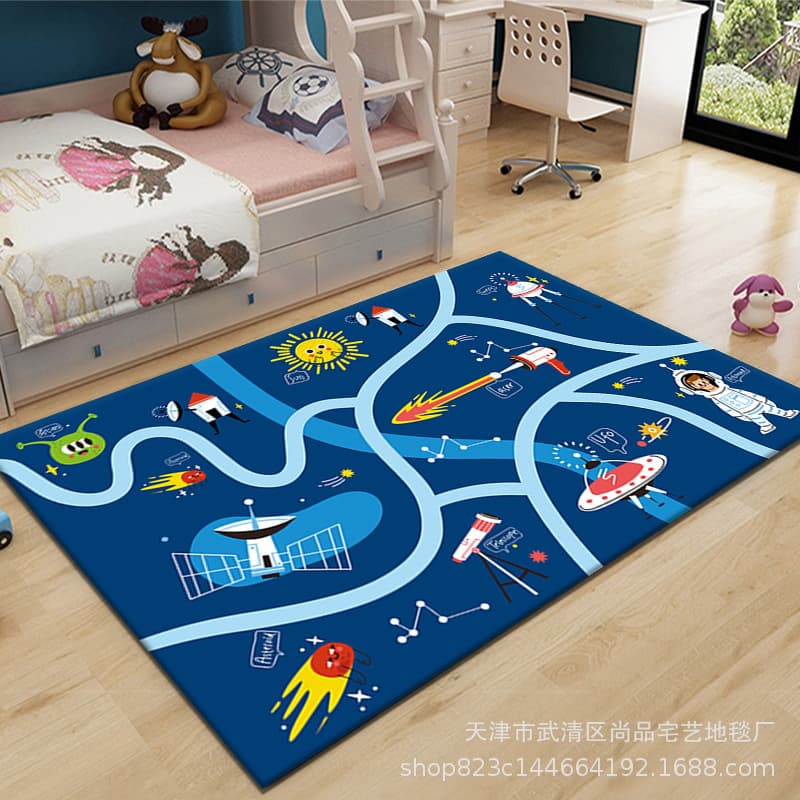 Spot alphabet cartoon children's runway carpet home children's room decoration carpet early education kindergarten full carpet
