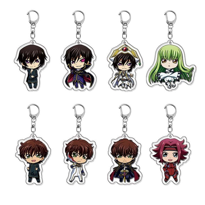 Animation peripheral acrylic keychain rebel Lelouch Lelouch creative campus small pendant small pendant