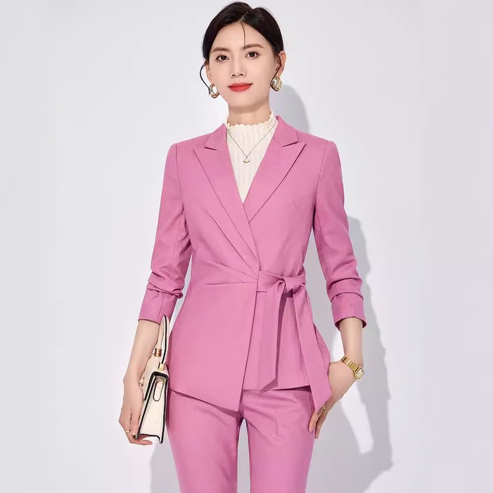 Women's Professional Suit Set 2024 Fall/Winter New Arrival High-End Goddess Style Office Commute Wear Slim Fit Blazer