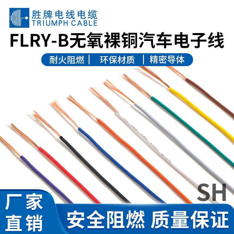 German Standard FLRY-B Automotive Wire PVC Insulated Modified Wire Truck Low Voltage Wire Car Circuit Wire Side Light Wire