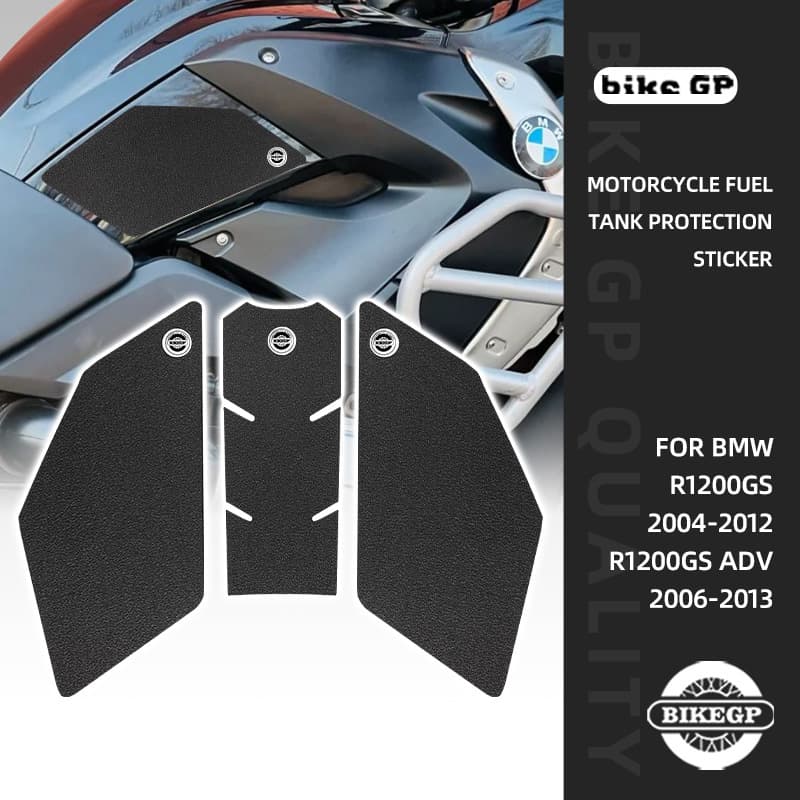 Compatible with BMW R1200GS 04-12 - R1200GS ADV 06-13 Oilhead Motorcycle Tank Pad Protector