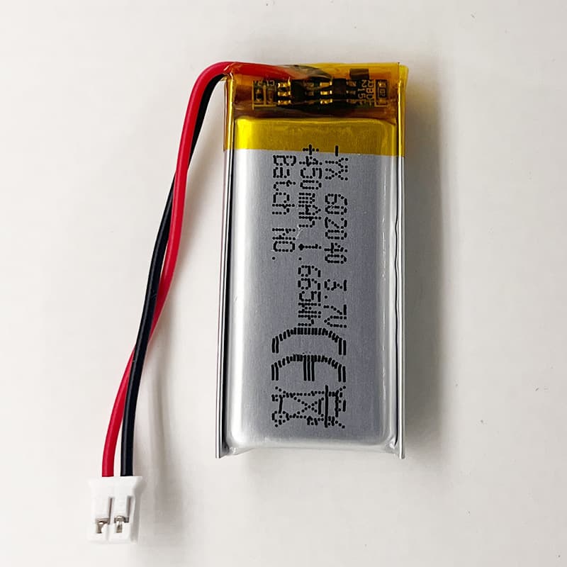 602040 Polymer Lithium Battery 400mAh Shoulder Light Battery Sound Card Battery Fan Lithium 602040 Lithium Battery