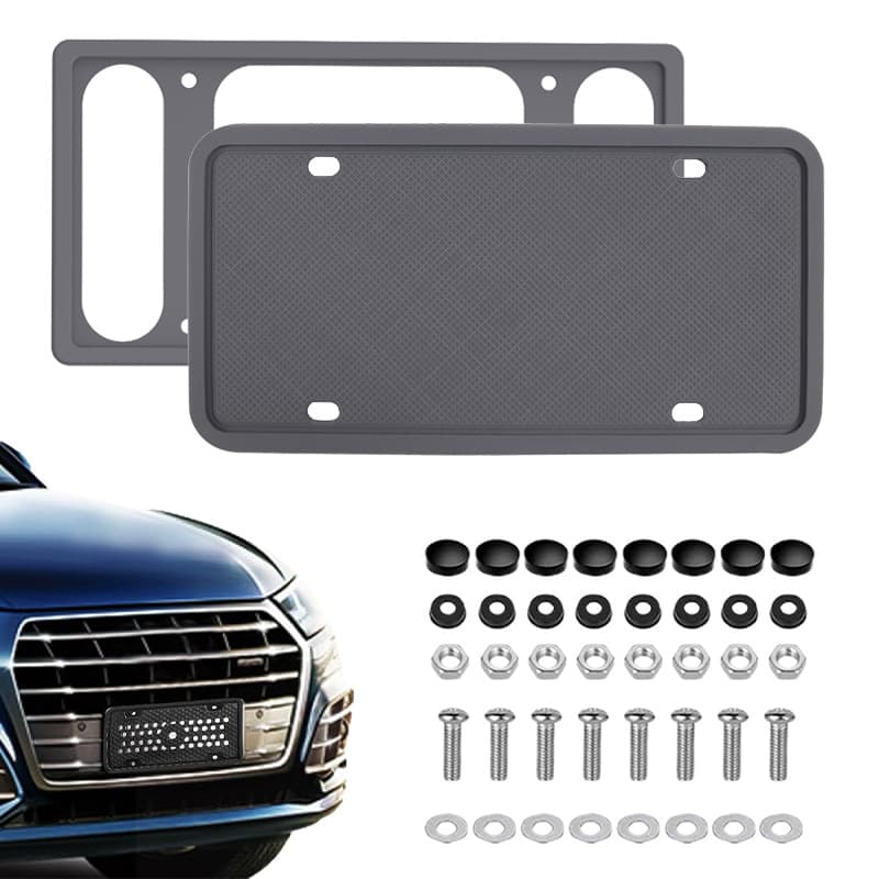 Custom European and American Silicone License Plate Holder High Temperature Resistant License Plate Frame