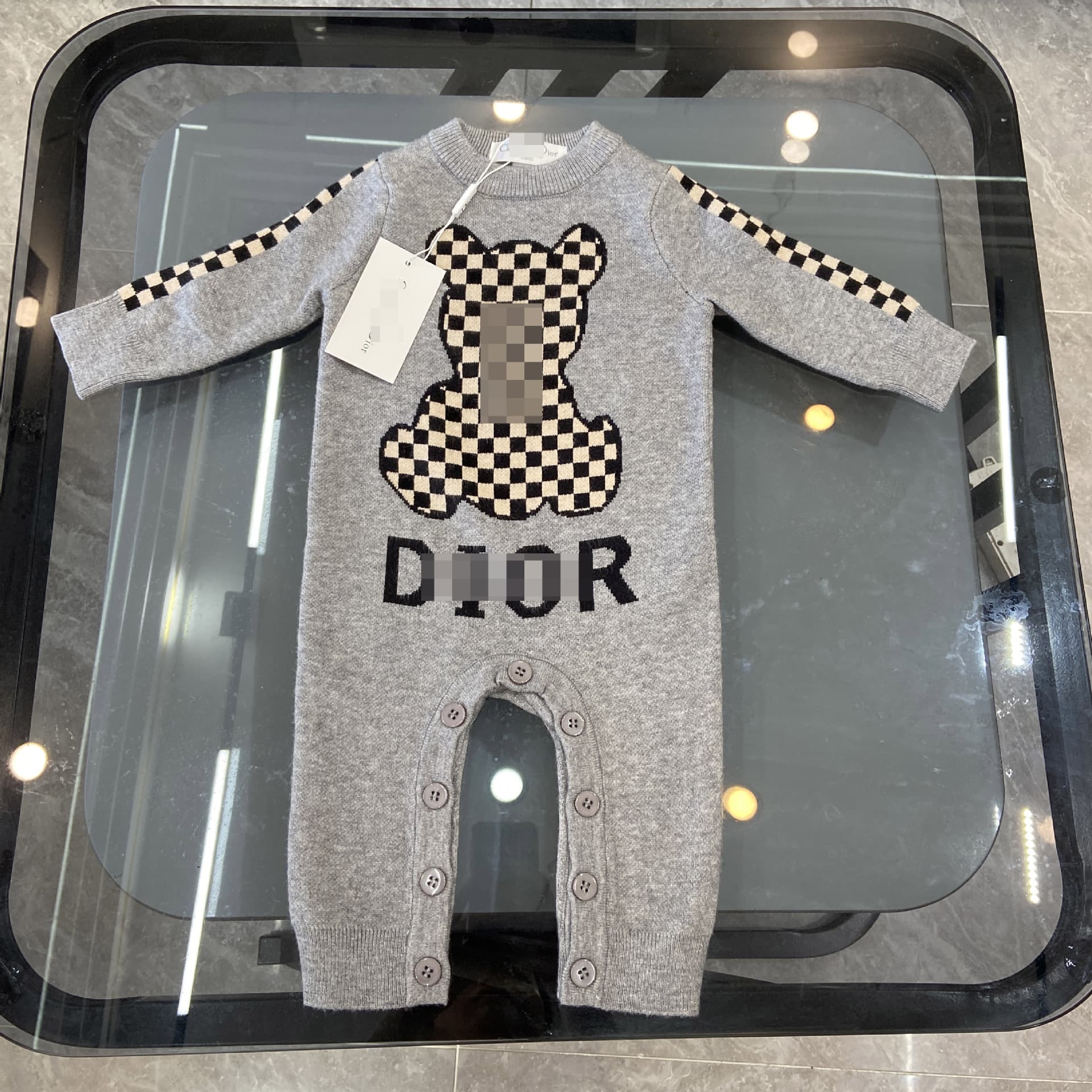 Baby Fall/Winter Knitted Romper, Stylish Going-Out Wear, First Birthday Outfit, Long-Sleeve Crawling Suit, Super Cute
