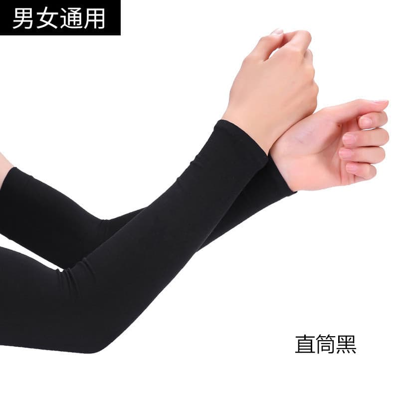 Summer Outdoor Sun Protection Ice Sleeves UV-Proof Arm Sleeves for Sports Cycling Travel Nylon Ice Silk Sleeves Wholesale