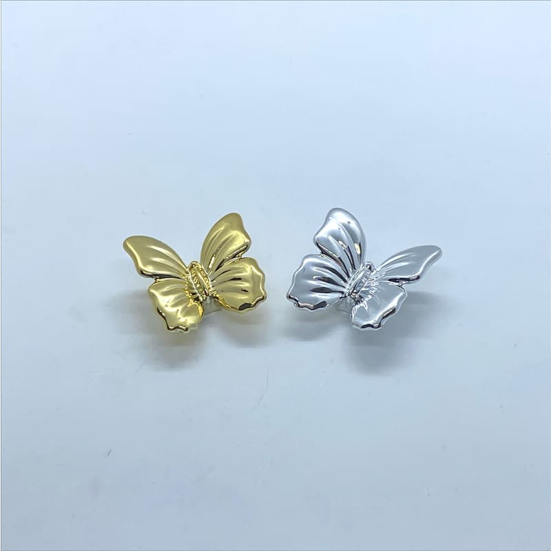 European and American 3D Butterfly Lid Bamboo Lid Candy Box Ashtray Glass Jar Handle Jewelry Storage DIY Accessories