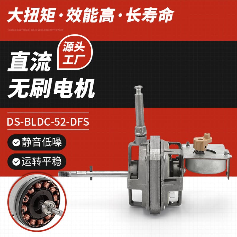 DC Motor DS-BLDC-52-DFS Brushless Motor Aluminum Wire Dual Bearing Table Motor Fan Accessories