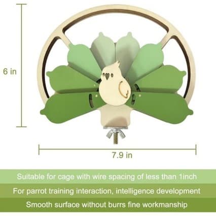 Amazon New Creative Bird Foraging Toys Wooden Parrot Training Interactive Toy
