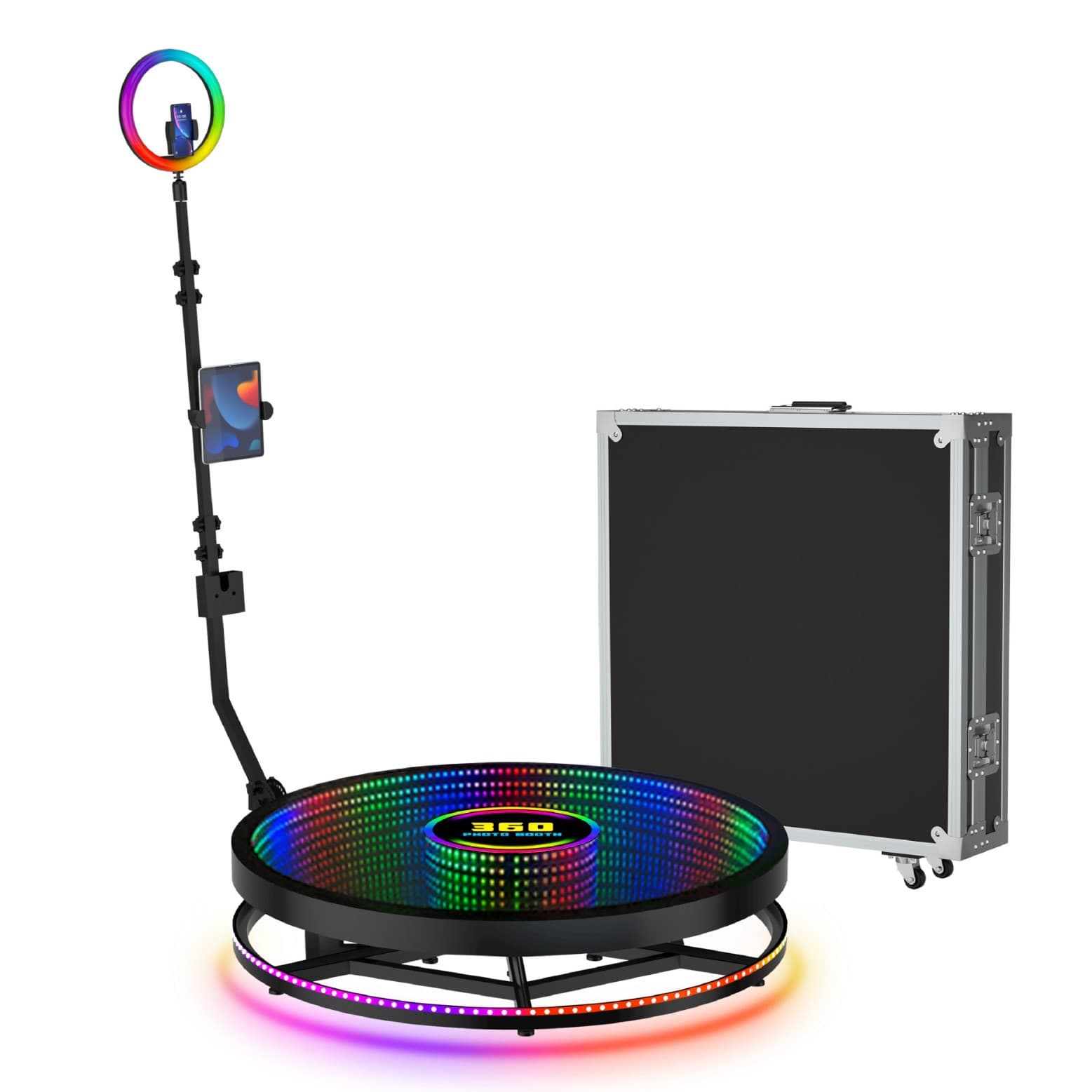 360photobooth360 ring photo booth stage photo booth photography remote control ring photo booth glass special effects turntable